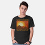 Mars Travel Agency-Mens-Basic-Tee-Studio Mootant