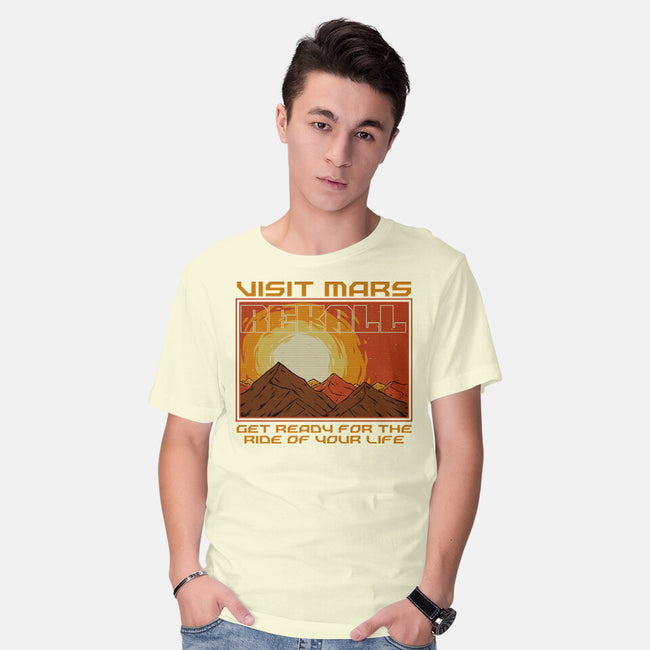 Mars Travel Agency-Mens-Basic-Tee-Studio Mootant