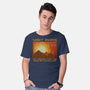 Mars Travel Agency-Mens-Basic-Tee-Studio Mootant