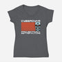 Future Robot Company-Womens-V-Neck-Tee-Studio Mootant