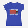 Future Robot Company-Womens-V-Neck-Tee-Studio Mootant