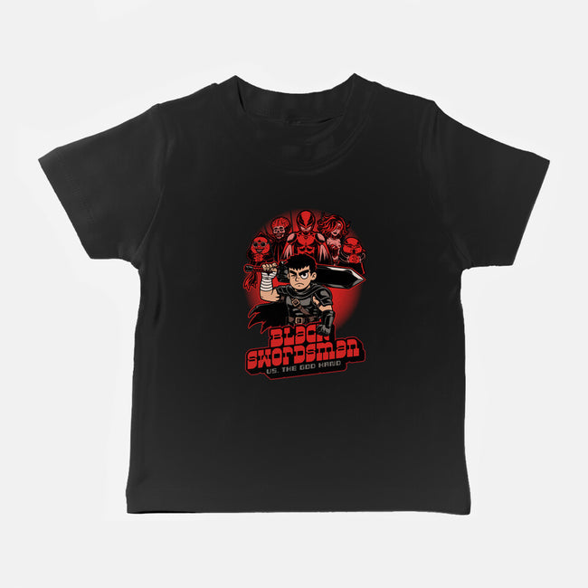Manga Warrior Enemies-Baby-Basic-Tee-Studio Mootant