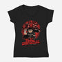 Manga Warrior Enemies-Womens-V-Neck-Tee-Studio Mootant