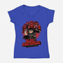 Manga Warrior Enemies-Womens-V-Neck-Tee-Studio Mootant