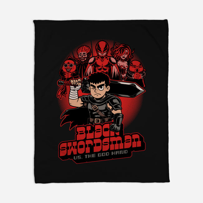 Manga Warrior Enemies-None-Fleece-Blanket-Studio Mootant