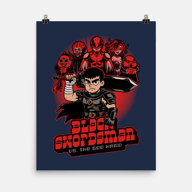 Manga Warrior Enemies-None-Matte-Poster-Studio Mootant