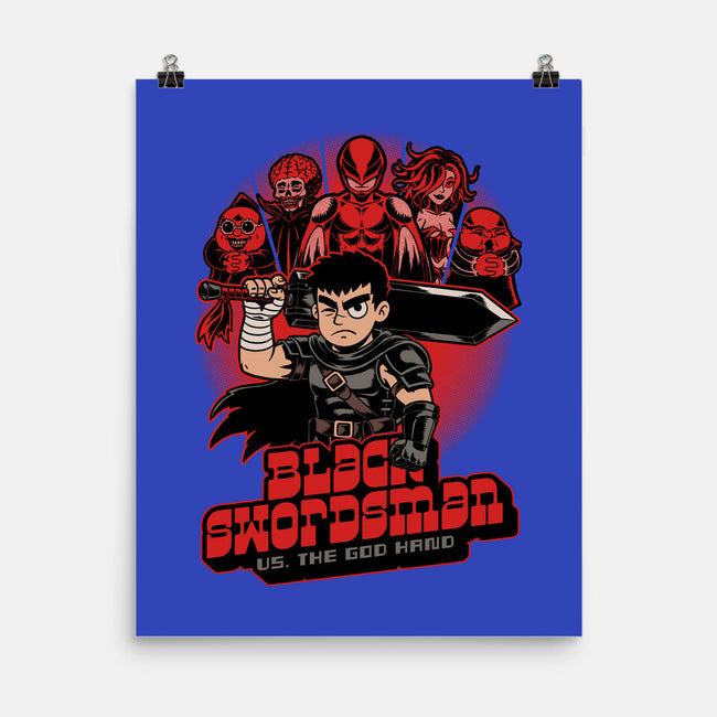Manga Warrior Enemies-None-Matte-Poster-Studio Mootant