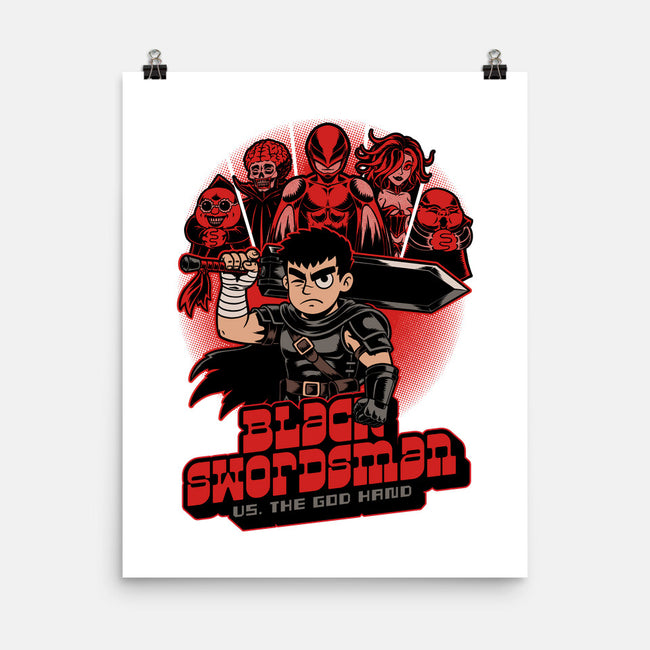 Manga Warrior Enemies-None-Matte-Poster-Studio Mootant