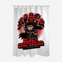 Manga Warrior Enemies-None-Polyester-Shower Curtain-Studio Mootant