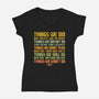 Things We Did-Womens-V-Neck-Tee-kg07