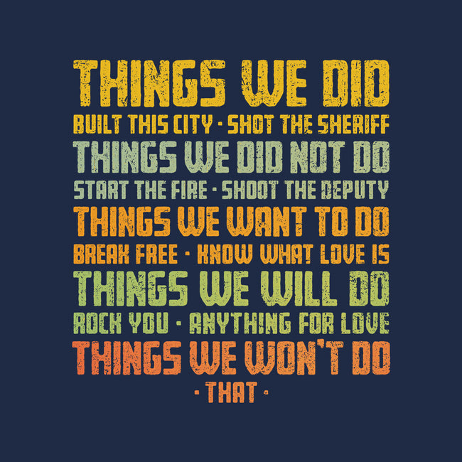 Things We Did-Mens-Basic-Tee-kg07