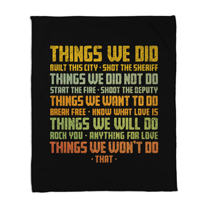 Things We Did