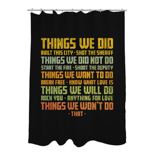 Things We Did