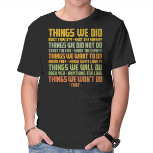 Things We Did