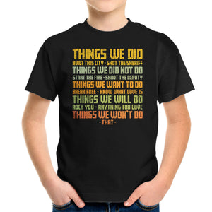 Things We Did