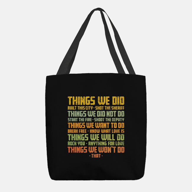 Things We Did-None-Basic Tote-Bag-kg07