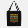 Things We Did-None-Basic Tote-Bag-kg07