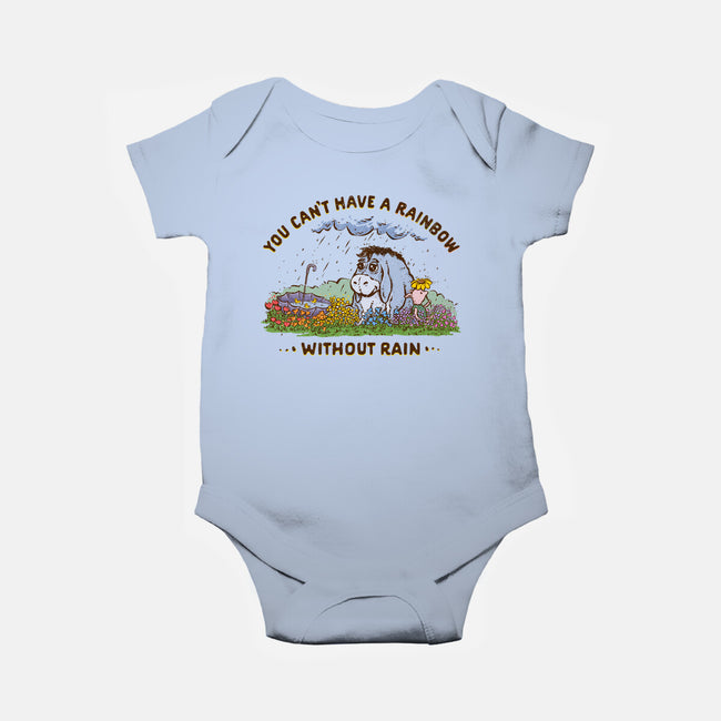 Rain And Rainbows-Baby-Basic-Onesie-kg07