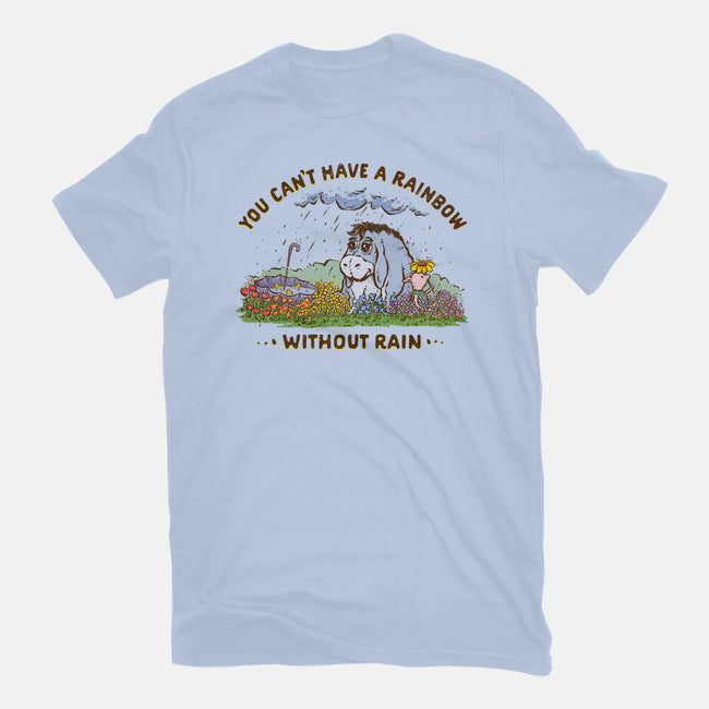 Rain And Rainbows-Womens-Fitted-Tee-kg07