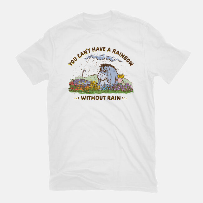 Rain And Rainbows-Mens-Basic-Tee-kg07