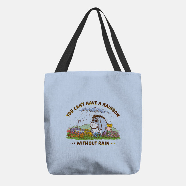 Rain And Rainbows-None-Basic Tote-Bag-kg07