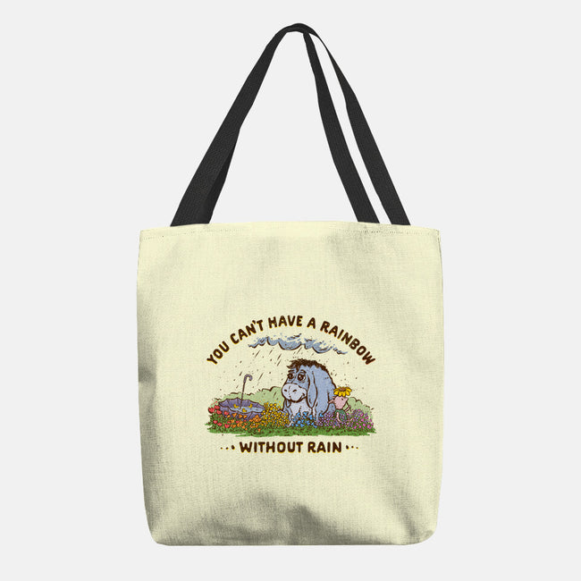 Rain And Rainbows-None-Basic Tote-Bag-kg07