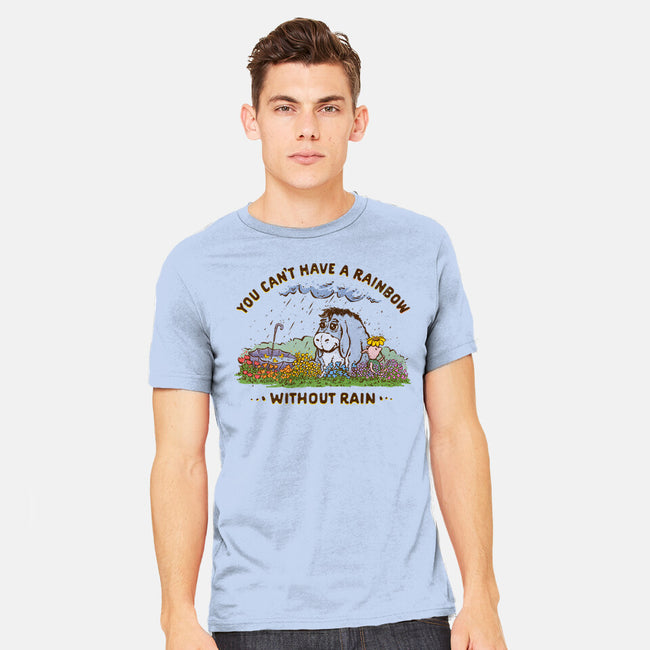 Rain And Rainbows-Mens-Heavyweight-Tee-kg07