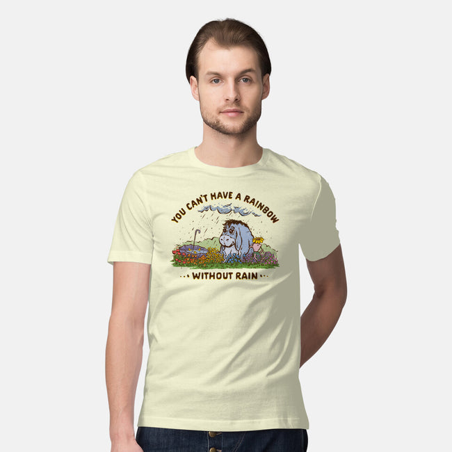 Rain And Rainbows-Mens-Premium-Tee-kg07