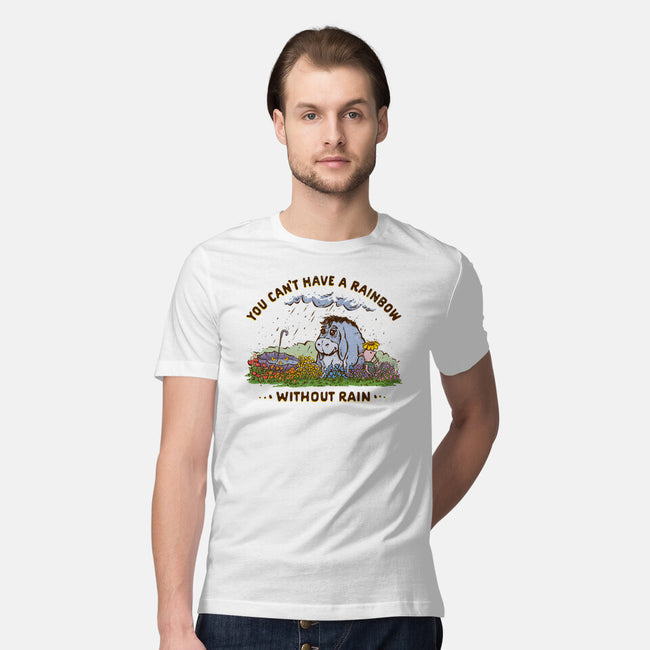 Rain And Rainbows-Mens-Premium-Tee-kg07