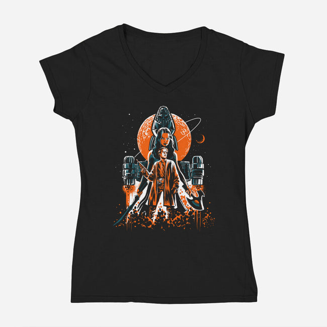 Time To Misbehave-Womens-V-Neck-Tee-zascanauta