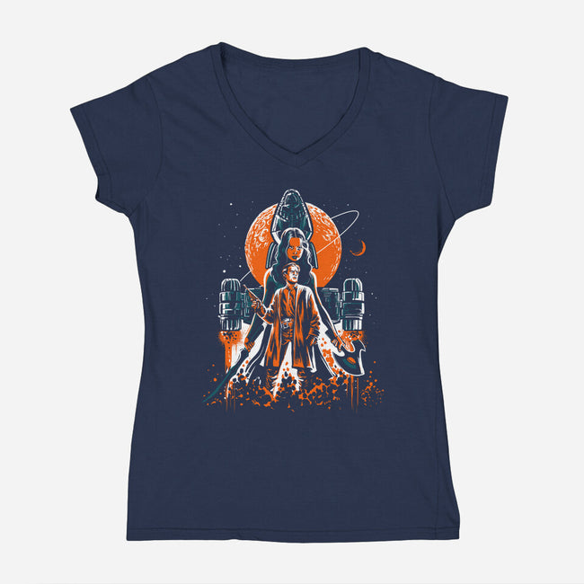 Time To Misbehave-Womens-V-Neck-Tee-zascanauta
