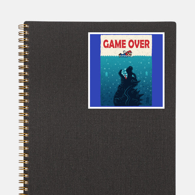Ocean Attack-None-Glossy-Sticker-erion_designs