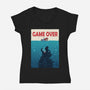 Ocean Attack-Womens-V-Neck-Tee-erion_designs