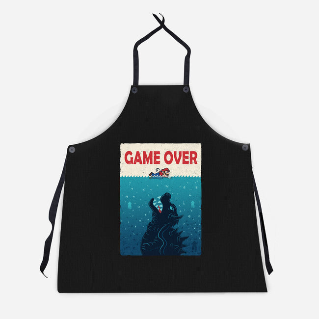 Ocean Attack-Unisex-Kitchen-Apron-erion_designs