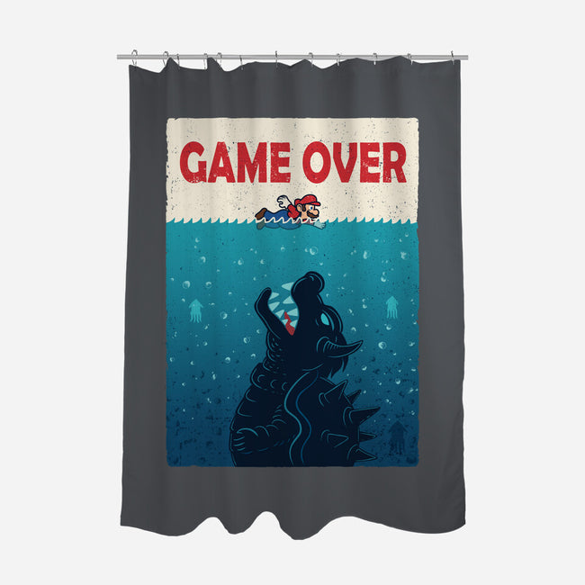 Ocean Attack-None-Polyester-Shower Curtain-erion_designs