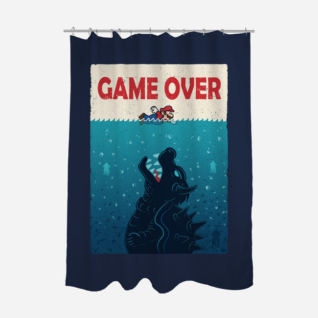 Ocean Attack-None-Polyester-Shower Curtain-erion_designs