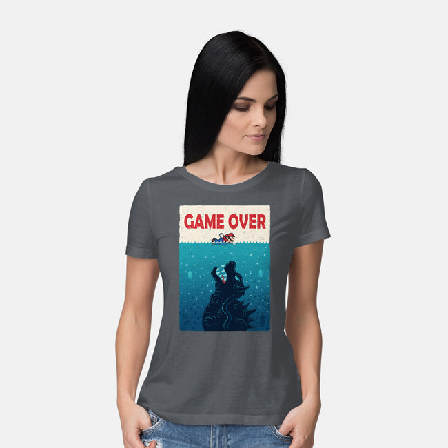 Ocean Attack-Womens-Basic-Tee-erion_designs