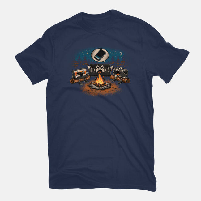 Analog Fears-Womens-Fitted-Tee-NMdesign