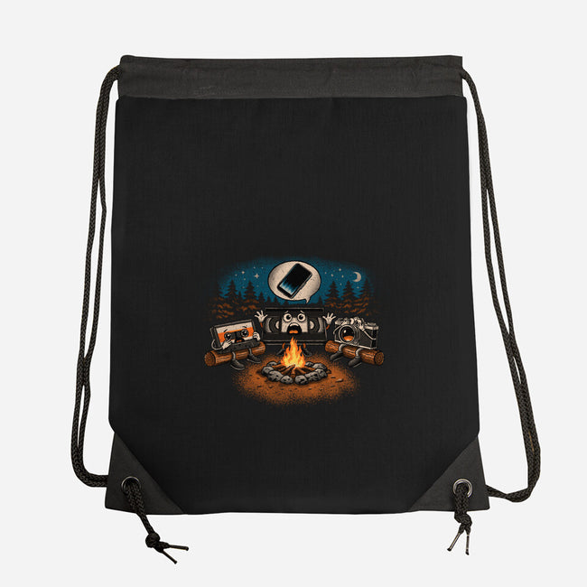 Analog Fears-None-Drawstring-Bag-NMdesign