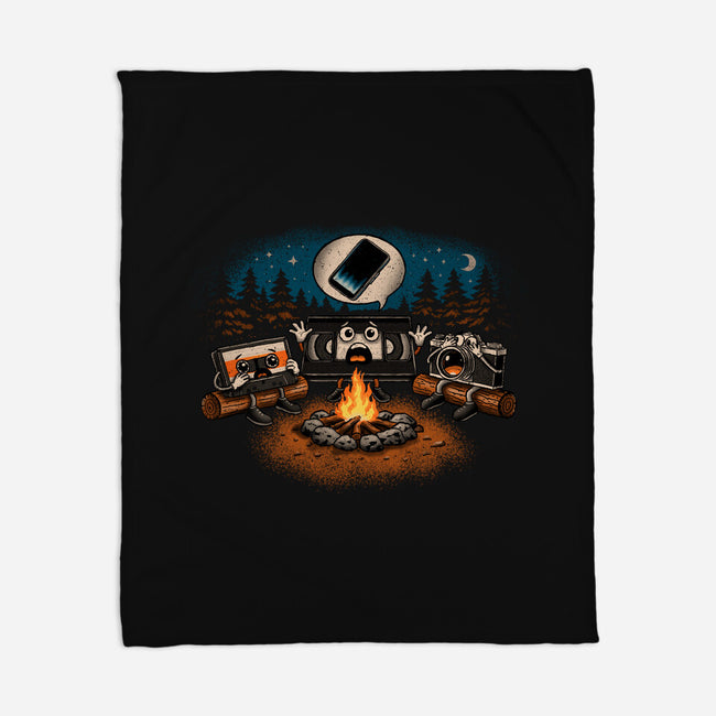 Analog Fears-None-Fleece-Blanket-NMdesign