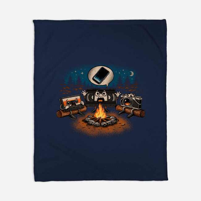 Analog Fears-None-Fleece-Blanket-NMdesign