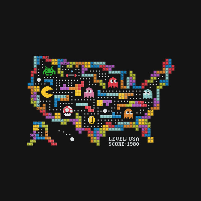 Retro Arcade USA-Unisex-Baseball-Tee-NMdesign