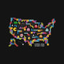 Retro Arcade USA-None-Glossy-Sticker-NMdesign