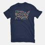Retro Arcade USA-Womens-Fitted-Tee-NMdesign