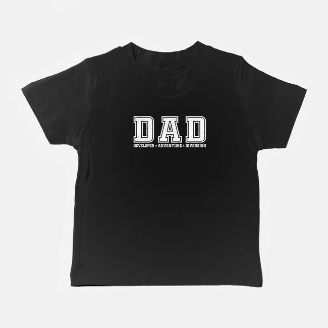 Developer Of Adventure And Diversion-Baby-Basic-Tee-NMdesign