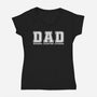 Developer Of Adventure And Diversion-Womens-V-Neck-Tee-NMdesign