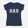 Developer Of Adventure And Diversion-Womens-V-Neck-Tee-NMdesign