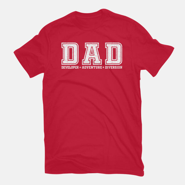 Developer Of Adventure And Diversion-Womens-Basic-Tee-NMdesign