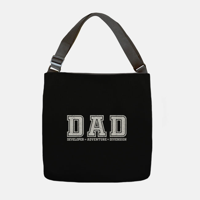 Developer Of Adventure And Diversion-None-Adjustable Tote-Bag-NMdesign