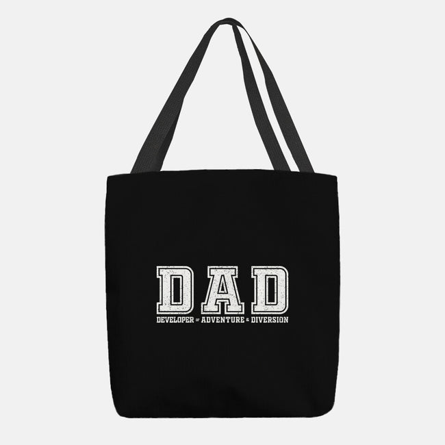 Developer Of Adventure And Diversion-None-Basic Tote-Bag-NMdesign